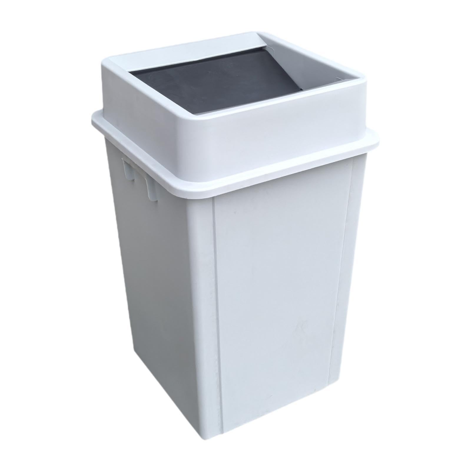 F Fityle Cestino Quadrato per rifiuti, Facile da Pulire, Robusto, Portatile, Grande, per Cucina, Contenitore per rifiuti per cucine industriali, 130 Litri