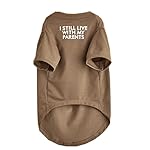 Cute Dog Clothes,Dog T Shirt for Medium Dogs.Dog Clothes for Small Dogs Girl Boy,Puppy.Breathable Soft Dog Costume Pet Dogs Cats,Pet Pullover Jumper,Cat Clothes (M-(7~11lb), Chest~16", Khaki) - Image 5