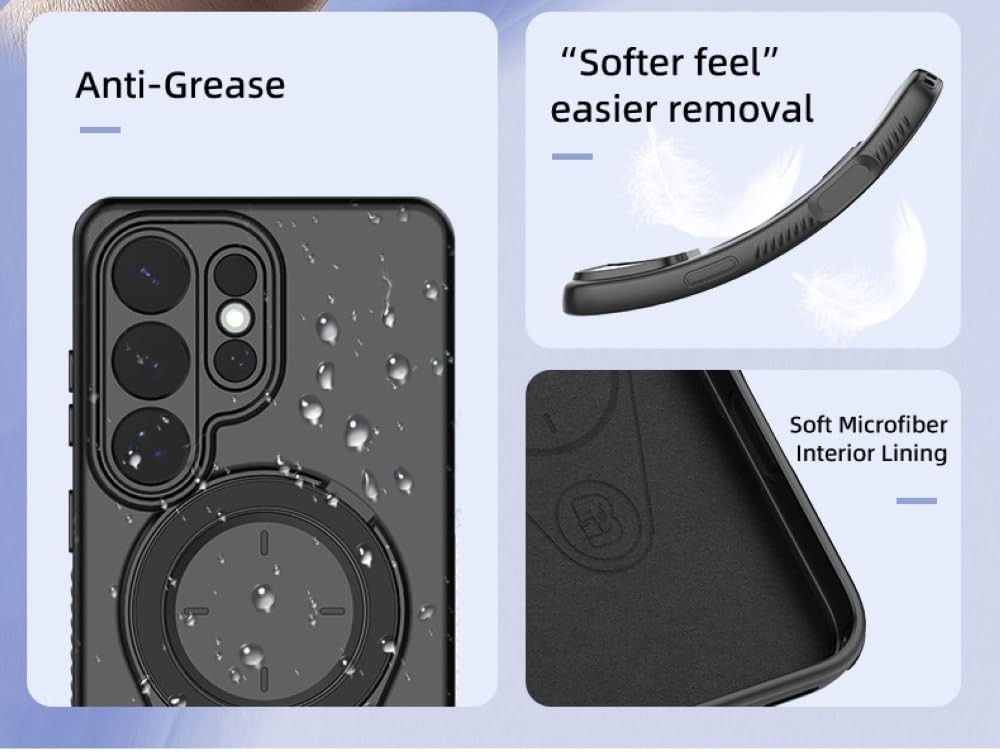Generic etui kompatybilne z Xiaomi Redmi Note 15 4G (kolor: czerwone wino) etui obrotowy metalowy pierścień stojak silikonowa osłona