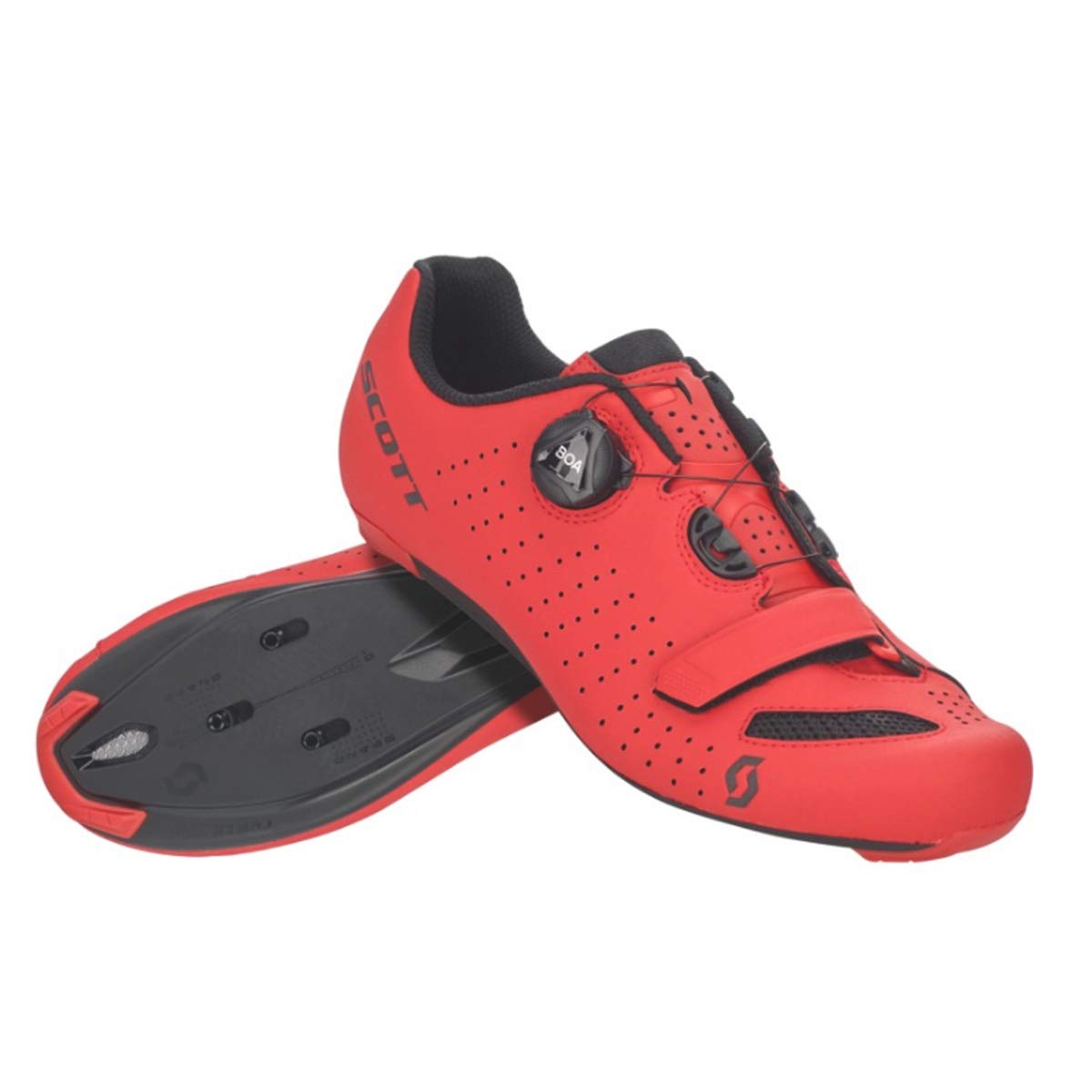 Scott Comp Boa Road Shoes MATTE-RED-BLACK 40