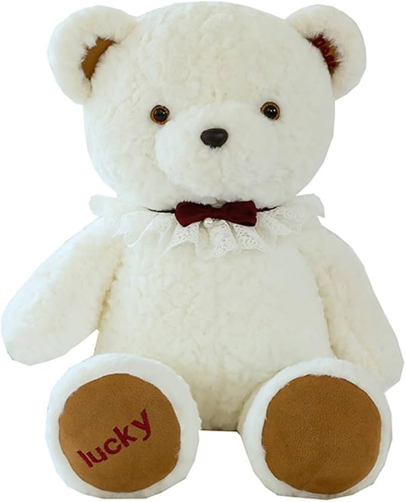 テディベア 可愛い白熊ちゃん Amazon.co.jp: クマ ぬいぐるみ しろくま 抱き枕 大きい テディベア