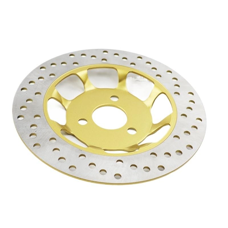 Disque de frein perforé 220mm 3 trous pour un freinage puissant de dirt bike