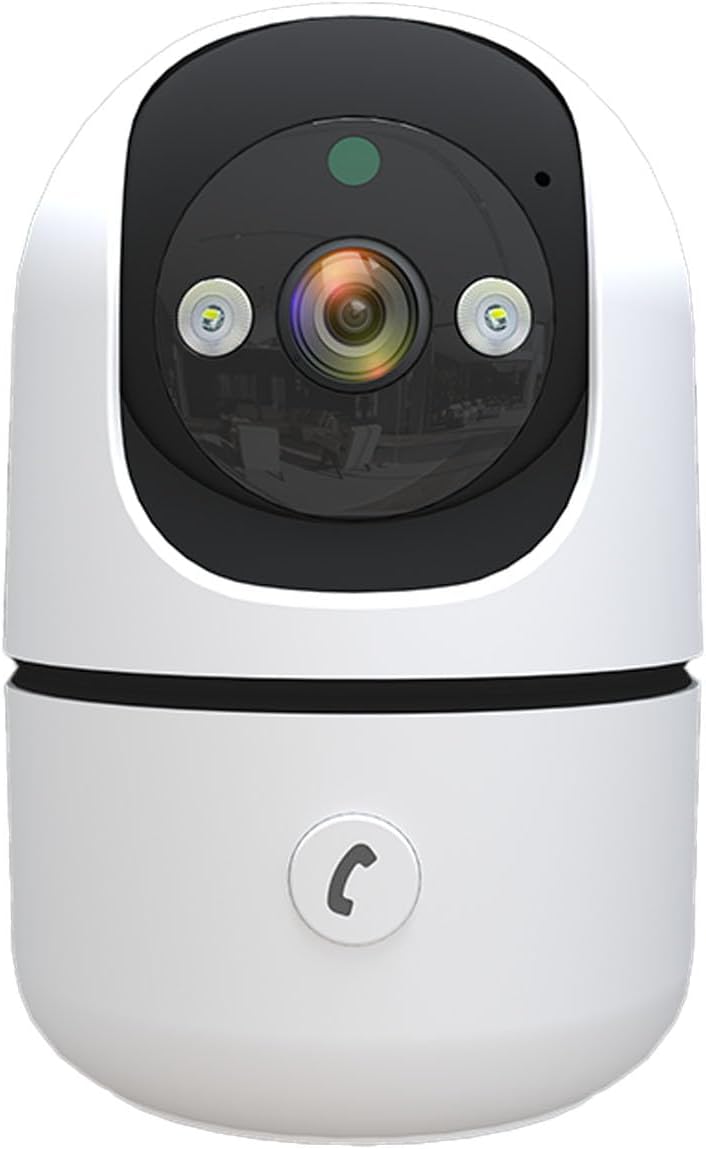 Indoor Camera, 2K WiFi Cameras for Home Security with Motion Detection and Night Vision, 360° Baby/Pet Camera with Phone App, Security Camera with Siren, 2-Way Audio, 24/7, Cloud/SD Card Storage Indoor Camera, 2K WiFi Cameras for Home Security with Motion Detection and Night Vision, 360° Baby/Pet Camera with Phone App, Security Camera with Siren, 2-Way Audio, 24/7, Cloud/SD Card Storage