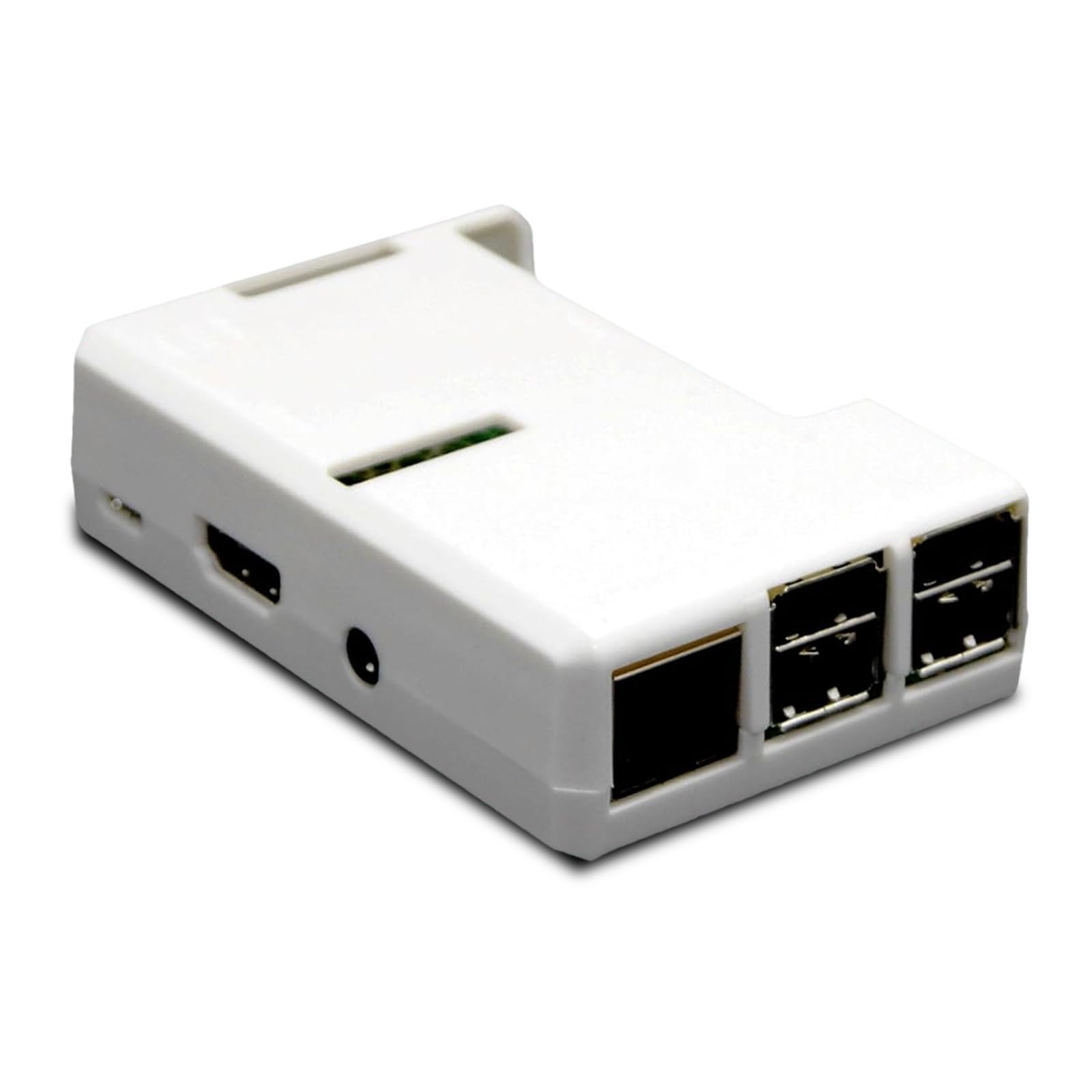 sb components premium raspberry pi 2 model b quad core case (white) access to all ports