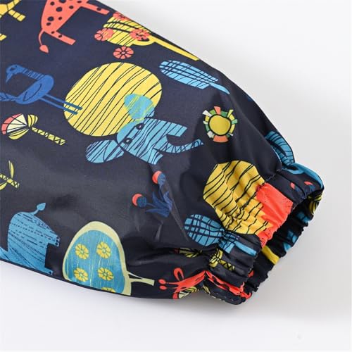 Kids Girls Waterproof Windbreaker Jacket Hooded Long Sleeve Full Zip Up Hoodie Boys Cool Print Lightweight Coat3