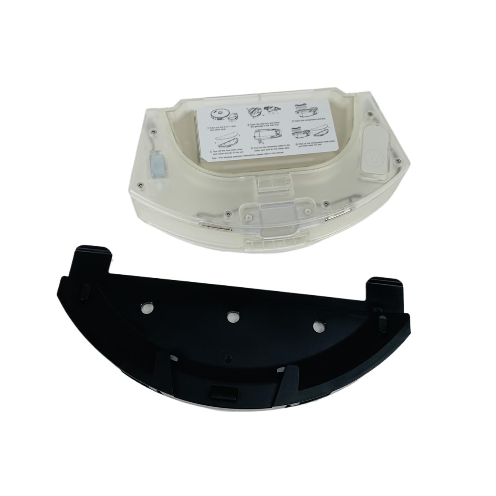 Robot Vacuum Cleaner Water Tank Mop Pad Holder,Compatible For Proscenic,M8 M8pro Vacuum Replacement Parts(2pcs)