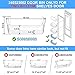 UPGRADED 240323002 Refrigerator Door Shelf Bin,Compatible with Frigidaire Door shelf Replacement FGHS2631PF4A,FGHS2655PF5A,FGUS2642LF2,AP2115742 PS429725 AH429725 Bottom Door Shelves[2 PACK]