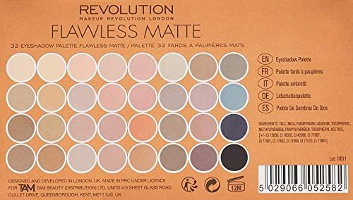 REVOLUTION Ultra 32 Eyeshadow Palette Flawless Matte