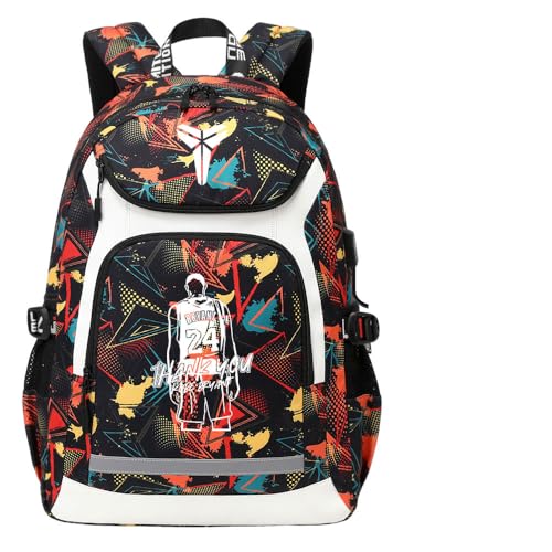 Sac à dos d’étudiant Forever Legend 24 Kobes durable et étanche taille L