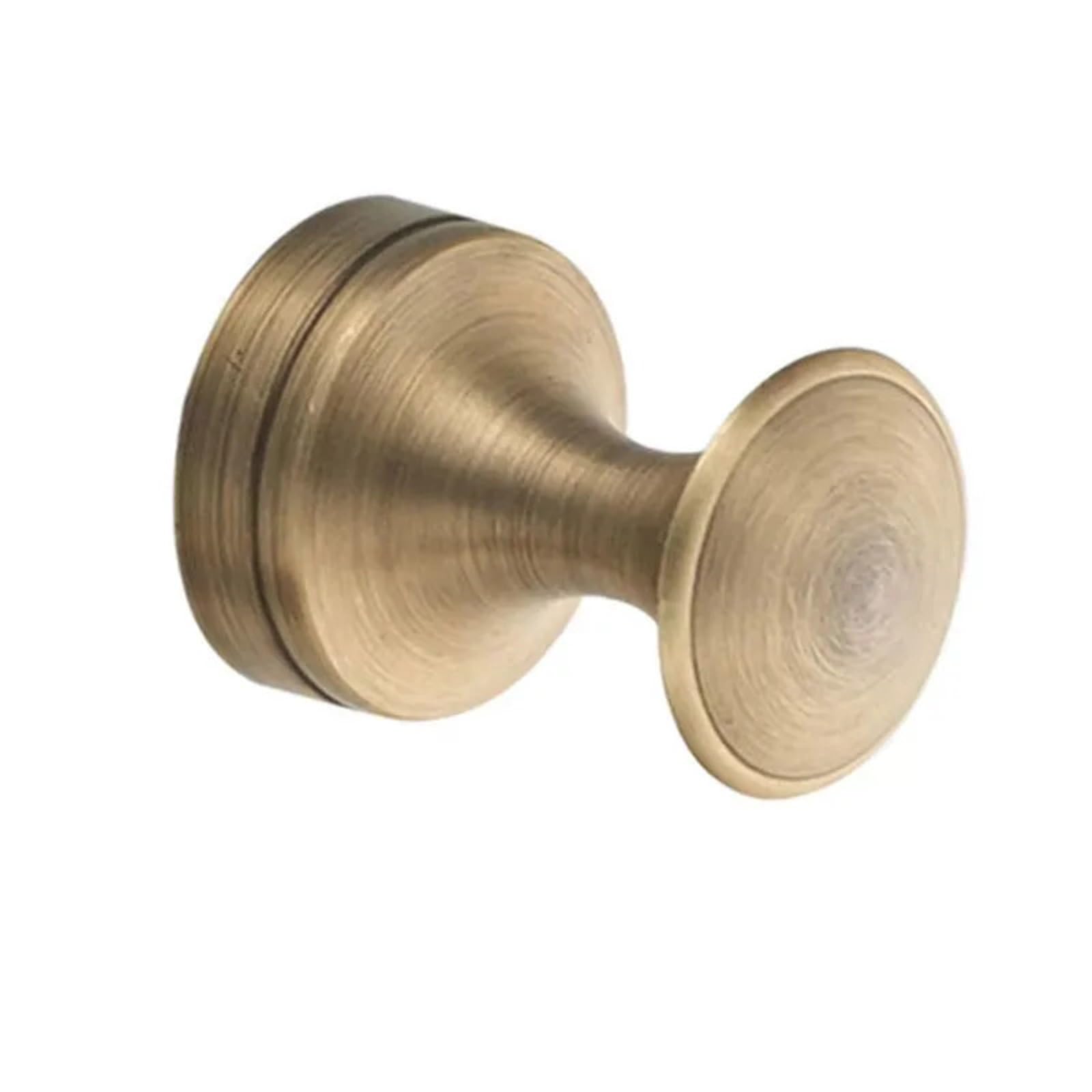 Wjiayao Antique Brass Brass Coat Hooks Brass Robe Hook Wall Mount Single Screw Towel Holder Bathroom Accessories Clothes Hanger(Antique Brass)