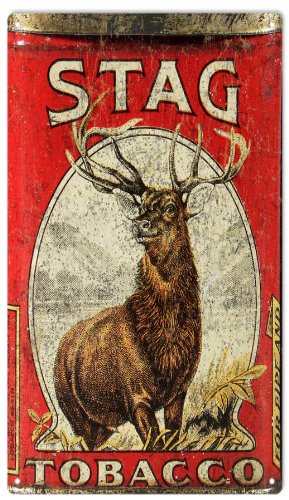 stags tobacco Amazon.com: Vintage Stag Tobacco Sign : Home & Kitchen