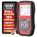 Autel AL539B OBD2 Scanner Code Reader Battery Tester Avometer for 12 Volts Batteries, 3-in-1 Scan Tool for Full OBDII Diagnosis and Circuit Starting & Charging Systems Test