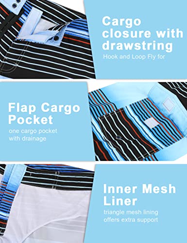 Image of unitop Men's Board Shorts Summer Holiday Surf Trunks Quick Dry