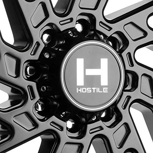 Hostile H116 Jigsaw Custom Wheel - Asphalt - 20\" x 12\", -44 Offset, 8x170 Bolt Pattern, 125.2mm Hub