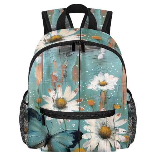 Sac à dos léger enfants 3-8 ans iris jaune multicolore pour l'école maternelle