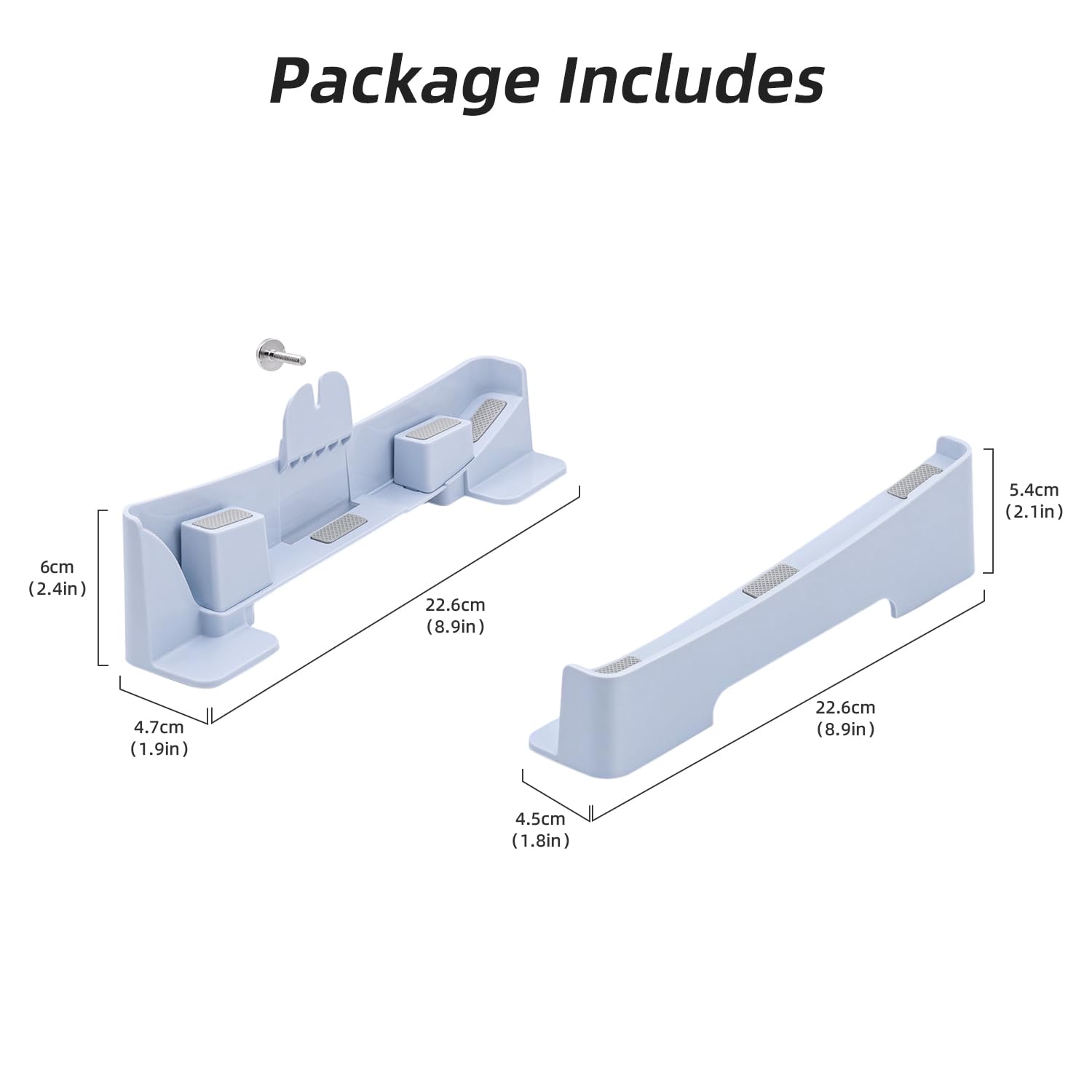 Soporte Horizontal para PS5 Slim / PS5 Pro DE/UHD Consola, Base de Soporte de Accesorios para PS5 Slim Disc y Edición Digital con Almohadilla Antideslizante - Blanco