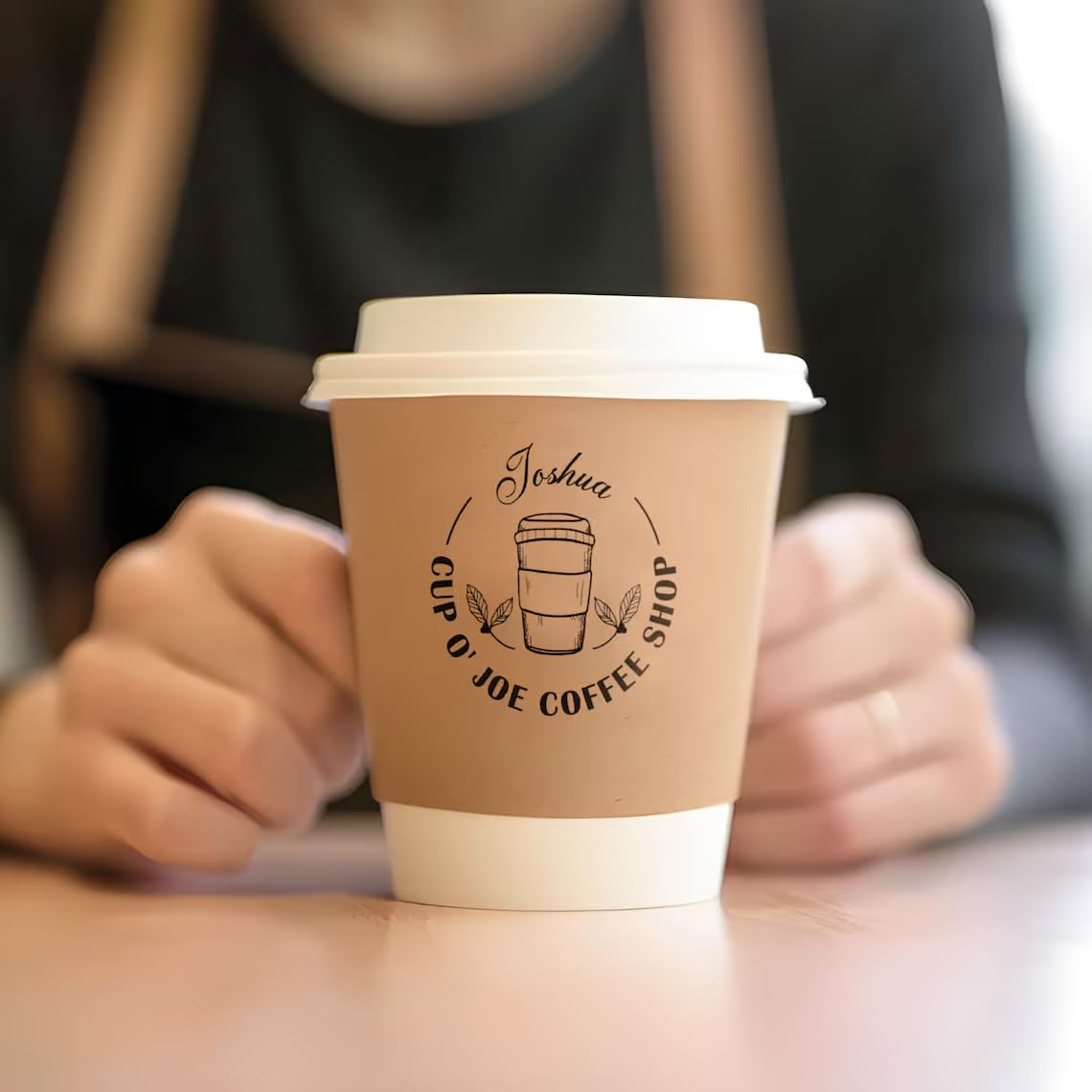 Custom Loyalty Card Stamp, Small Rubber Logo Stamp, Custom Coffee Mug Logo Stamp, Cup Sleeve Stamp Mini Stamp Logo, Coffee Card Stamp