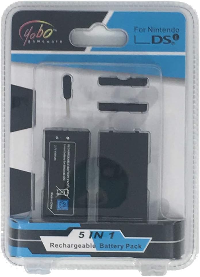Yobo 5 In 1 Rechargeable Battery Pack For Nintendo DSi