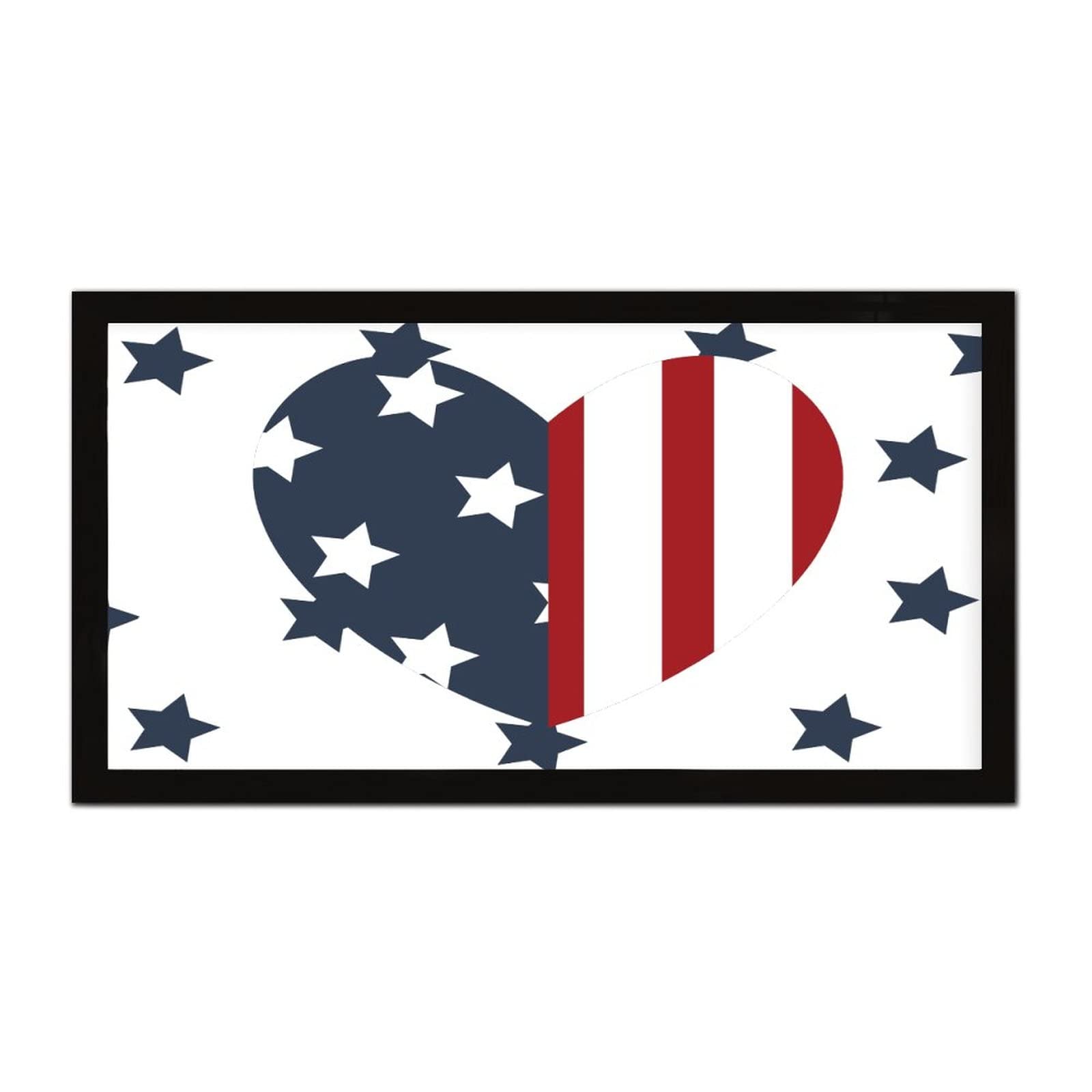 Plaque en bois God Bless America idée cadeau originale pour maison neuve