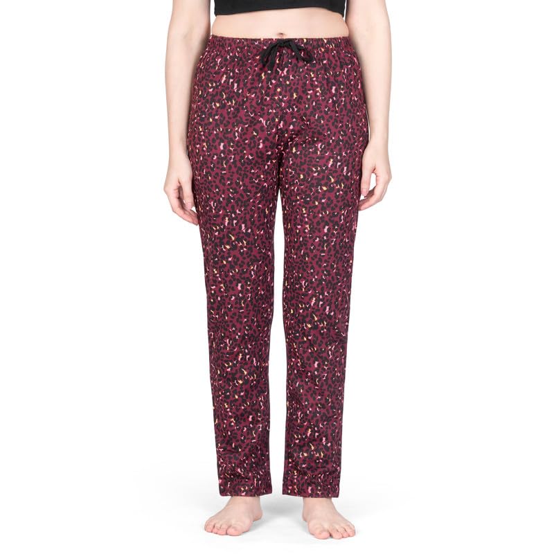 Image of Real Basics Women's Cotton Printed Pajamas Pack of 1