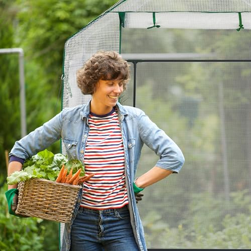 Serre de jardin Relaxdays contre le gel protégeant vos plants de tomates - 4