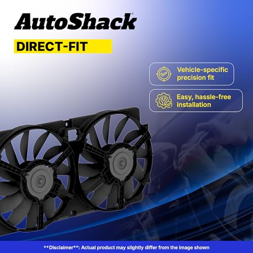 image for AutoShack Radiator Cooling Fan Assembly Replacement for 2012 2013 2014