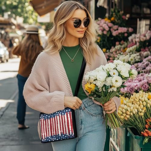 Bolso bandolera pequeño para mujer y hombre, bolso transversal ajustable con cierre de cremallera, bolso moderno tipo sling para viaje y deporte miniatura 2