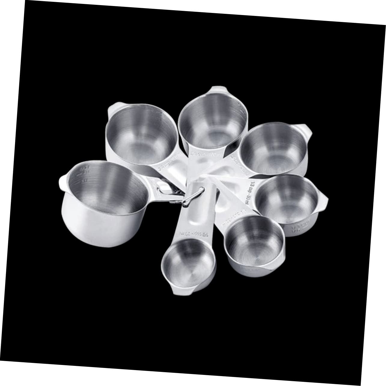 ABOOFAN 7pièces Cuillères Doseuses avec Graduation Outils de Cuisine pour Poudres et Ingrédients