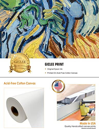 Decorarts - Tree Roots (3 Piece Set), Vincent Van Gogh Art Reproduction. Giclee Canvas Prints Wall Art For Home Decor. 24X30, 3Pcs/Set #TOP4
