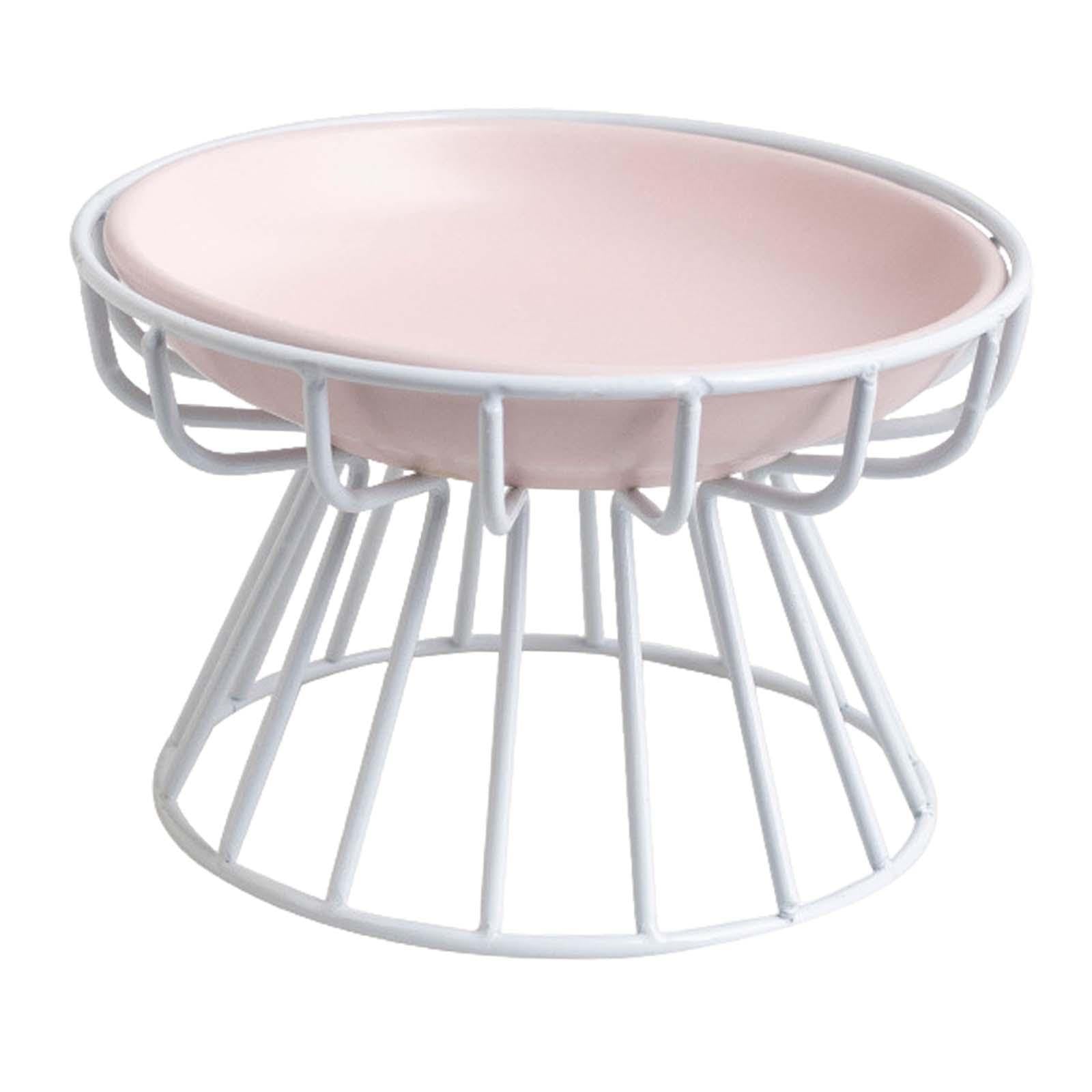 Bnf® Elevated Cat Feeder Bowl Ceramic Dish Iron Rack Sturdy Stable Base for Puppy Style C | Pet Supplies | Cat Supplies | Dishes Feeders & Fountains