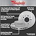 Raybestos Specialty Truck Automotive Replacement Front Disc Brake Rotor for Select 2007-2017 Jeep Wrangler, 2018 Jeep Wrangler JK (780518)