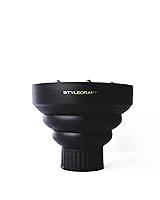 Vista 4 de StyleCraft Accesorio difusor profesional para secador de pelo, se adapta a la mayoría de secadores de pelo