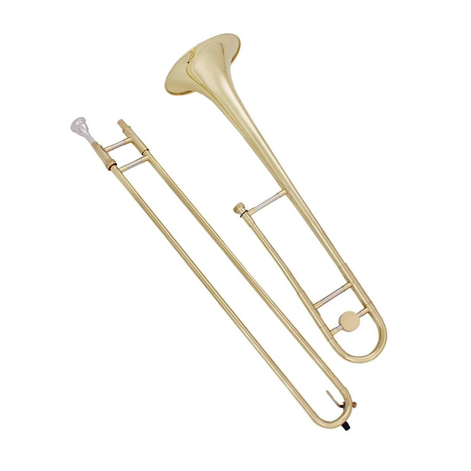 Gold Altposaune Bb Messingkorpus Professionelles Instrument Mit Mundkasten Profiposaune