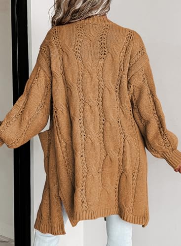 Image of Dokotoo Women Long Cardigan Open Front Knit Sweater 2026