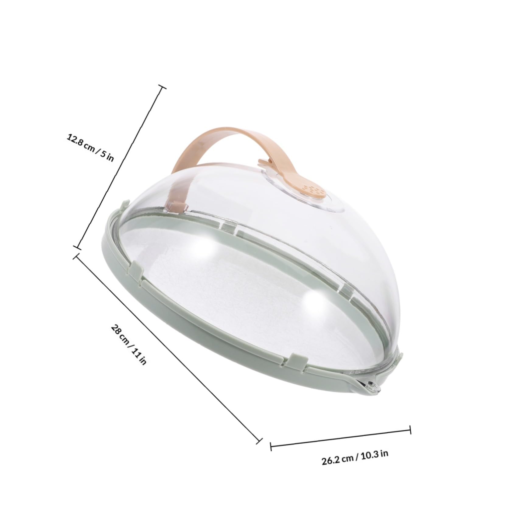Gatuida Mikrowellen Spritzschutz Deckel Polycarbonat Belüftet Hitzebeständig Frischhaltedeckel Für Teller Und Schüsseln Mikrowellenabdeckung Für Küche Und Esstisch