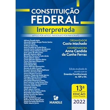 Capa do livro Constituição Federal Interpretada: Artigo por artigo, parágrafo por parágrafo
