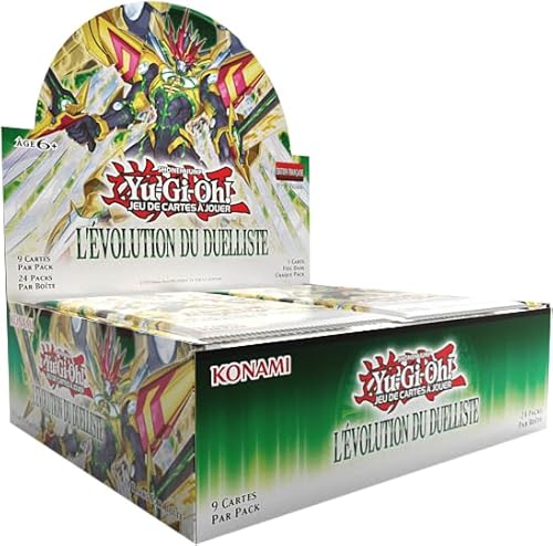 Yu-Gi-Oh! Boite de 24 boosters L'Évolution du Duelliste - Jeu de cartes à jouer - 216 cartes - À partir de 6 ans - Édition française
