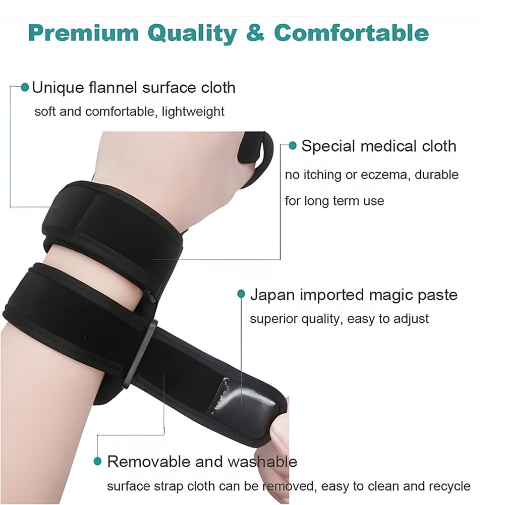 Férula de Mano en Reposo, muñequera, Correas Ajustables, Soporte de descompresión, cómoda y Transpirable, para fracturas, esguinces, inmovilización traumática de Lesiones de Dedo o Pulgar