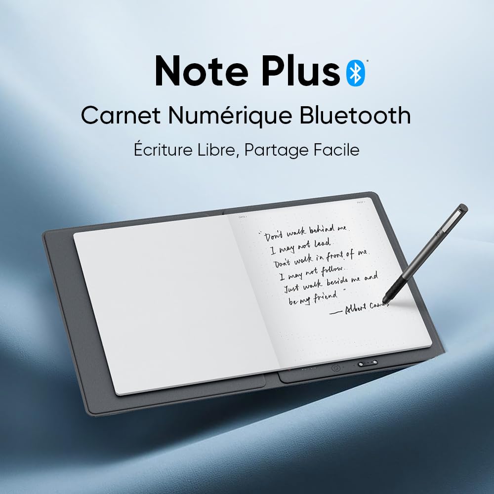 XPPen Note Plus 2026 Carnet Numérique Bluetooth 5.3, Cahier Écriture Intelligent A5, Convient pour la Prise de Notes Lors de Réunions, de Cours Magistraux et Autres Moments Importants.