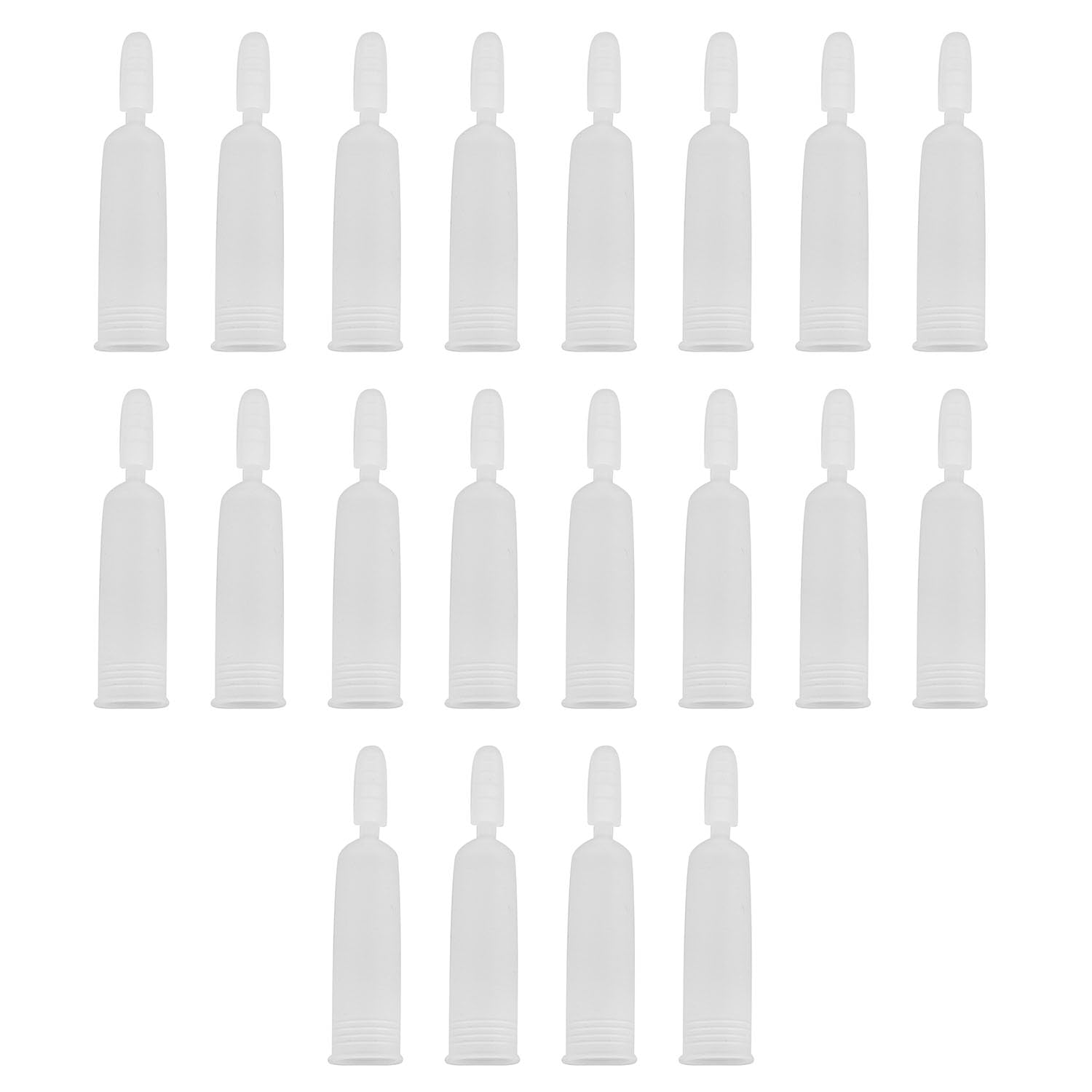 JCBIZ 20PCS 2ml Plastic Ampoule Lids Empty Eye Dropper Bottle Ampoule Bottles Cover Ampoule Bottle Drop Cover Ampoule Set Small Vials Bottlecaps