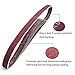 Aiyard 1 x 42 Inch Aluminum Oxide Sanding Belts, 2 Each of 60/80/120/150/240/400 Assorted Grits Abrasive Belts for Belt Sander, 12-Pack