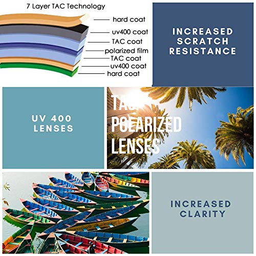 proSPORT Polarized Sunglasses Dark Rose lens Unbreakable Light-weight TR90 Frame4