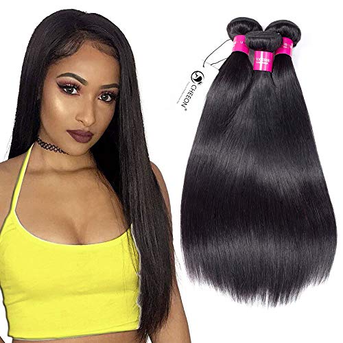 Malaysian Straight Hair 3 Bundles 14 16 18inch Virgin Straight Human Hair Bundles Natural Black Color Hair Weave