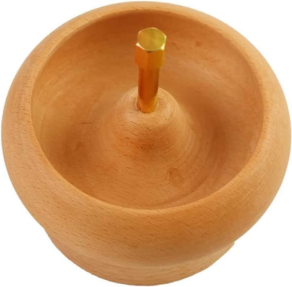 DIY Making Bead Spinner Holder Gem Workshop Wooden Crafting Project Stringing with Big Eye Needle Gifts