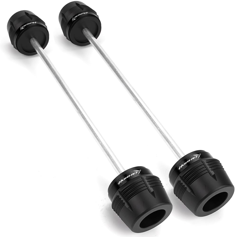 Protezione Ruota Moto Adatta Per CB750 CB 750 1000 Hornet CB1000 Hornet SP 2024 2025 Anteriore Posteriore Ruota Forcella Slider Asse Crash Protector Hornet 750 1000 sp (Nero)