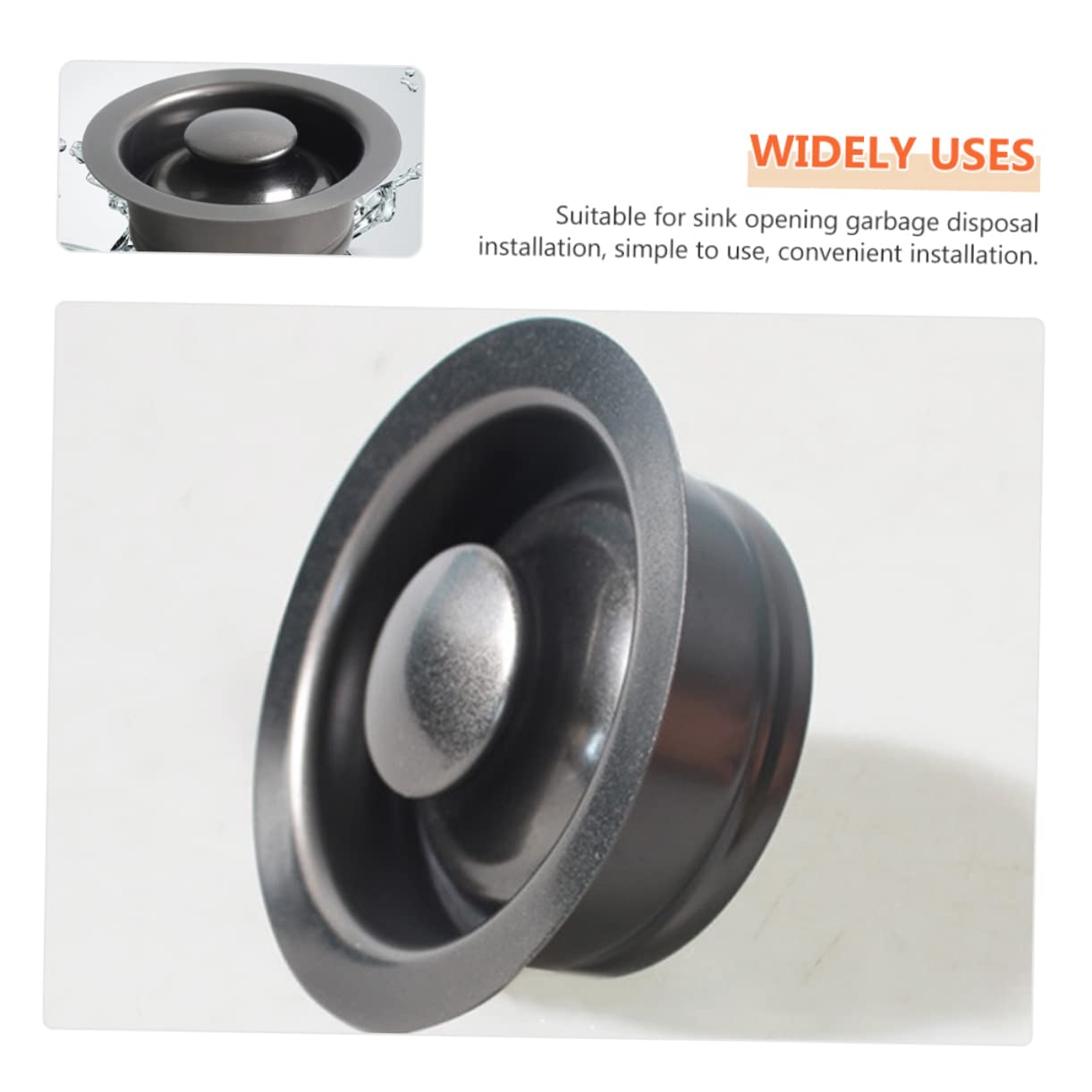 Gadpiparty 2pezzi Flangia Scarico Sostituzione Inossidabile Resistente Facile Installare