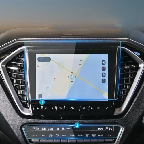 Film protection écran Isuzu D-Max 2022 verre trempé bleu gps