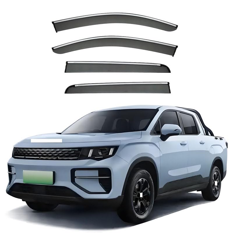 Déflecteurs de vent auto pour Geely RD5 2024+ avec protection anti-pluie et anti-buée
