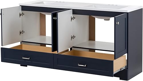 Miniatura 6 de Spring Mill Cabinets Emlyn - Tocador de baño con fregadero color azul profundo