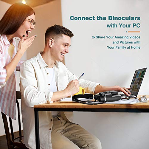 Vazussk 2" Hd Digital Binoculars Camera 12X32 5Mp Video Photo Recorder For Bird Watching Football Game With 16Gb Tf Card #TOP5